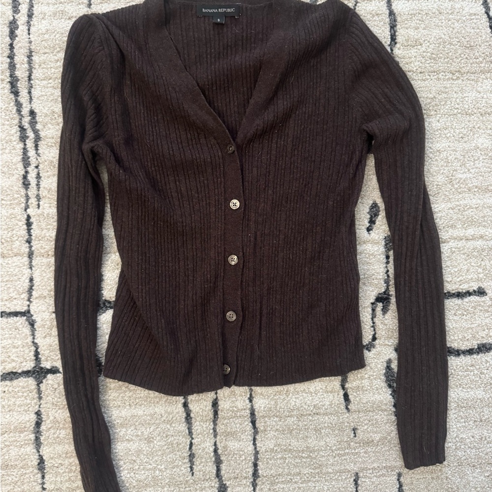 Banana Republic Dark Brown Women's Cardigan